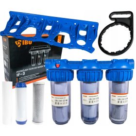    IBO Dambat szűrő 1"-os SZŰRŐSZETT KULCS-KANULCS PATRONOKKAL 3 l