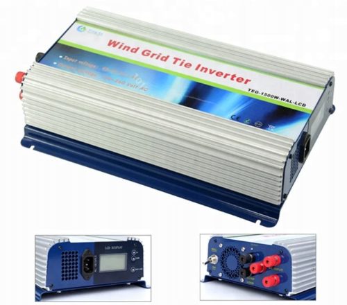 GRID WIND INVERTER 1500W on-grid 230V turbina működési tartomány 45V-90V