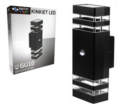 Masterled kerti fali lámpa fekete GU10 35 W