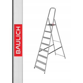 Drabest létra 2,68 m acél 125 kg-ig