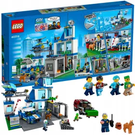    LEGO City 60316 Rendőrőrs + Utasítások LEGO City 60316 utasítások