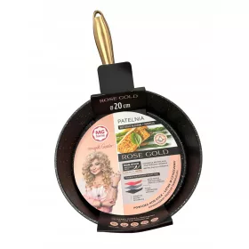    MG home ROSE GOLD hagyományos serpenyő 20 cm tapadásmentes (non-stick)