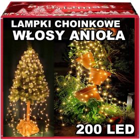    Operum kültéri karácsonyfa lámpák 2 m 101 - 200 fények