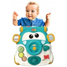    PUSH WALKER Interaktív gyerekeknek játékpanelekkel zöld +12 m