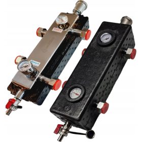   HIDRAULIKUS KAPCSOLÓS SANITLINE 4X 1" 65kW NYOMÁSMÉRŐ + HŐMÉRŐ + SZERELÉSEK