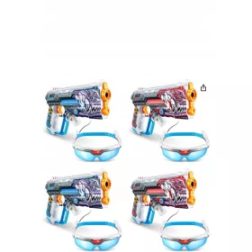  ZURU X-SHOT LASER 360° BLASTER KÉSZLET 4 FEGYVERES 36656