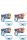  ZURU X-SHOT LASER 360° BLASTER KÉSZLET 4 FEGYVERES 36656