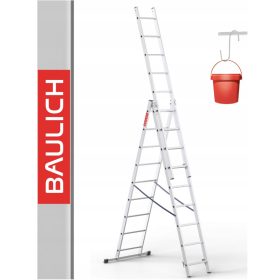 Baulich létra 5,72 m alumínium 3 x 10 150 kg-ig