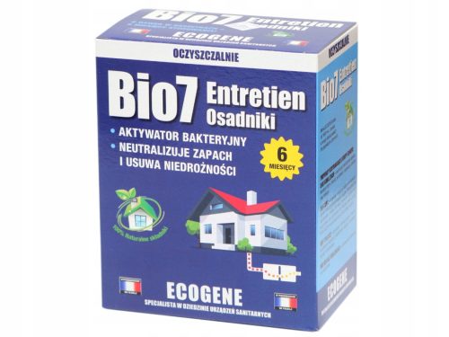  Bio7 Entretien 480g szennyvíztisztító telep előkészítése ülepítő tartály üzemeltetéshez