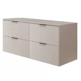    Kasmír fürdőszobai szekrény Rodan mosogató alatt 120 Divatos barázdált előlapok munkalap