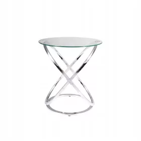  Signal dohányzóasztal, kerek, 52 x 52 x 56 cm, fém