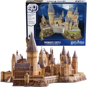    HARRY POTTER HOGWARTS PUZZLE 3D MODELL Roxfort VÁR 4D NAGY ÉPÍTÉS 48 CM