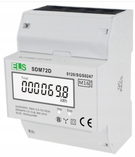 ELS Polska mérő 400 V IP20 100 A