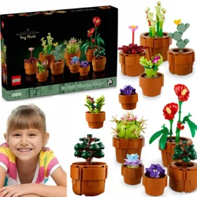    LEGO ICONS 10329 Kis növények + KARÁCSONYI KÁRTYA BORÍTÉK AJÁNDÉK AJÁNDÉK KRAFT KARÁCSONYI MINTA
