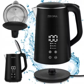    Zeegma ZE-KETLEE CONTROL elektromos vízforraló 1500 W 1,6 l fekete