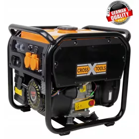   Hordozható egyfázisú áramfejlesztő Cross Tools 3500 W benzin