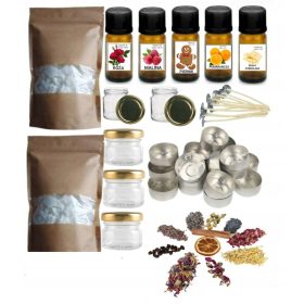   Gyertya kiegészítők - Kézzel készített barkács gyertyakészítő készlet, 29 db