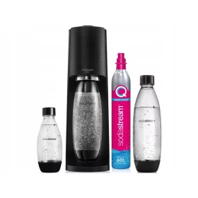    SodaStream Terra szénsavas víz szénsavas fekete + 3 palack