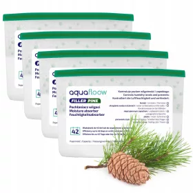   Nedvesség elnyelő - AquaFloow Filler nedvszívó 400 ml fenyőillattal - 4 db