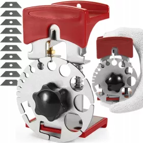   KÉZI SORÁLLÍTÓ GÉP KÁBELSZIGETELÉS CSÍKOLÁSÁRA, KÉSEK 10 DB