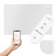  Infravörös melegítő 960 W INFRAVÖRÖS SUGÁRZÓ FEHÉR WiFi panel TÁVIRÁNYÍTÓ