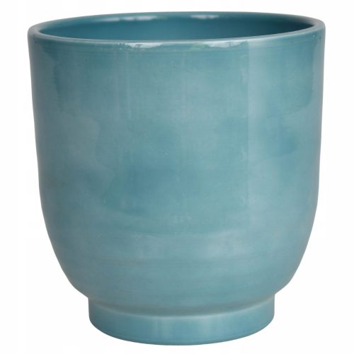  LookMar virágcserép 16 cm x 15,5 x 16 cm átmérőjű 15 cm kerámia kék árnyalatai, kék árnyalatai