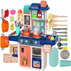    INTERAKTÍV KONYHA GYERMEKEKNEK VÍZSZALAG GŐZVILÁGÍTÁSÚ ÉGŐK 42 EL.