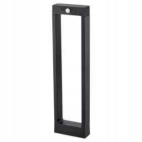    Négyszögletű LVT világítóoszlop, integrált LED-forrás, 60 cm, fekete