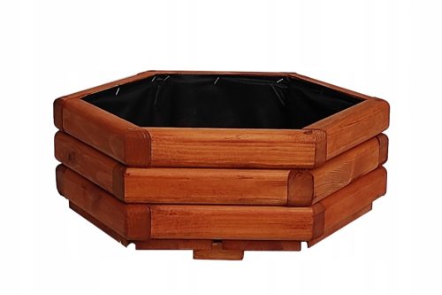  Fa kerti virágcserép ZPD barna 50x20 cm