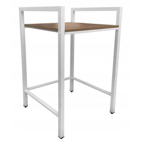    SZÁRÍTÓ MOSÓGÉP ÁLLVÁNY FÉM POLC FEHÉR TŐLÉS TÖMÖR MODERN TÖLGY