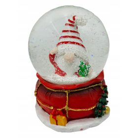   Figura, szobrocska - Üveg karácsonyi hógömb GRANDFATHER FROST, THE GLAST, XL