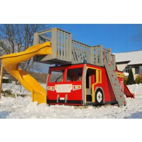   Tűzoltóautó - fából készült JÁTSZÓTÉR gyerekeknek PZ24