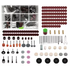    TARTOZÉKOK MINI CSISZOLÓKHOZ MARÓGÉPEK HEGYEK VÁGÓK FÚRÓK TÁRCSÁK 210 ELEM