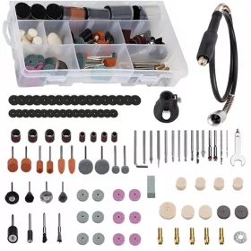    TARTOZÉKOK MINI CSISZOLÓKHOZ MARÓGÉPEK HEGYEK VÁGÓK FÚRÓK TÁRCSÁK 250 ELEM