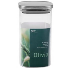   Élelmiszertartó - Ravi Olivia üvegtartály 1,1 l, átlátszó
