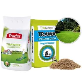    UNIVERZÁLIS FŰ 10kg SASÚRÁSÁLLÓ 400m2 + FŰTRÁGYA 10KG