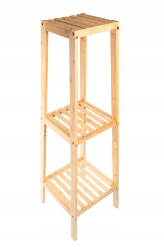 Virágtartó - Roletree RT010 3 szintes bambusz virágállvány