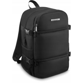    Zagatto utazótáska, utazó hátizsák repülőgéphez, könnyű, fekete, tágas