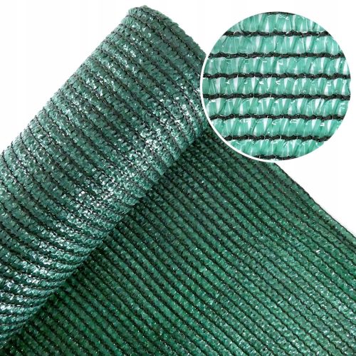 Kerítés háló, drótfonat - Ernyőháló kerítéshez 70g 1,5 x 10m, maszkzöld