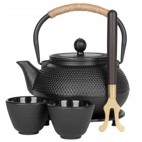   Kávé, teafőző - Hagyományos öntöttvas vízforraló Avocado Home 0,85 l, fekete