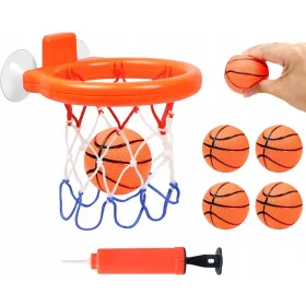 FÜGGETŐ MINI KOSÁRLABDA SZOBAI JÁTÉK + LABDÁK