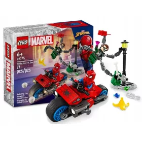    LEGO Super Heroes 76275 motoros üldözés: Pókember vs. Doki Ock