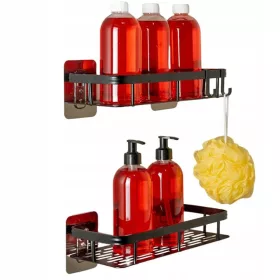   Fürdőszoba polc - FÜGGETŐ FÜRDŐSZOBA PALC A ZUHANY ALATT 2 DB PADLÁS