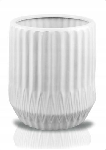 Virágcserepek - Polnix virágcserép 42 cm x 36 x 42 cm átmérője 36 cm kerámia fehér