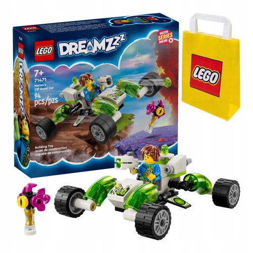  LEGO DREAMZzz 71471 Mateo a jeho terénní auto + LEGO 6315786 PAPÍRTÁSKA VP SMALL S 24X18X8
