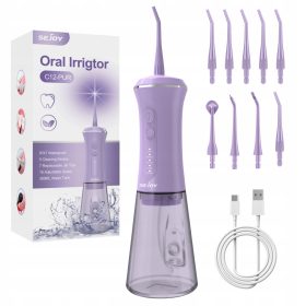    AKKUMULÁTOR NÉLKÜLI FOGÖNZÉS 9 FÚVÓKAL 5 MŰKÖDÉSI MÓD 350ml