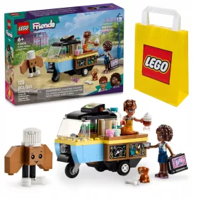    LEGO Friends 42606 mobil tortatartó + papírzacskó LEGO 6315786 sárga 24x8x18 cm