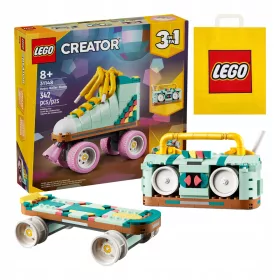    LEGO Creator 3 az 1-ben 31148 retro görkorcsolya + VP papírtáska LEGO 6315792 közepes