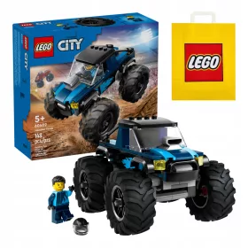    LEGO City 60402 kék Monster Truck + VP papírtáska LEGO 6315792 közepes