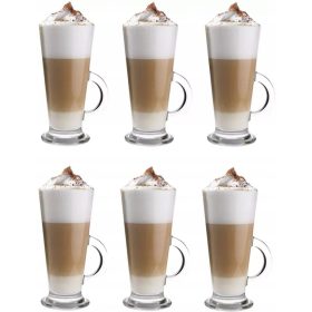 Koktél pohár - Tadar latte poharak 250 ml 6 db.